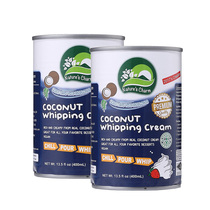 Thai import nature charm Coconut Whipped Cream Plant Pure Vegetarian Cream Baking Raw 400ml