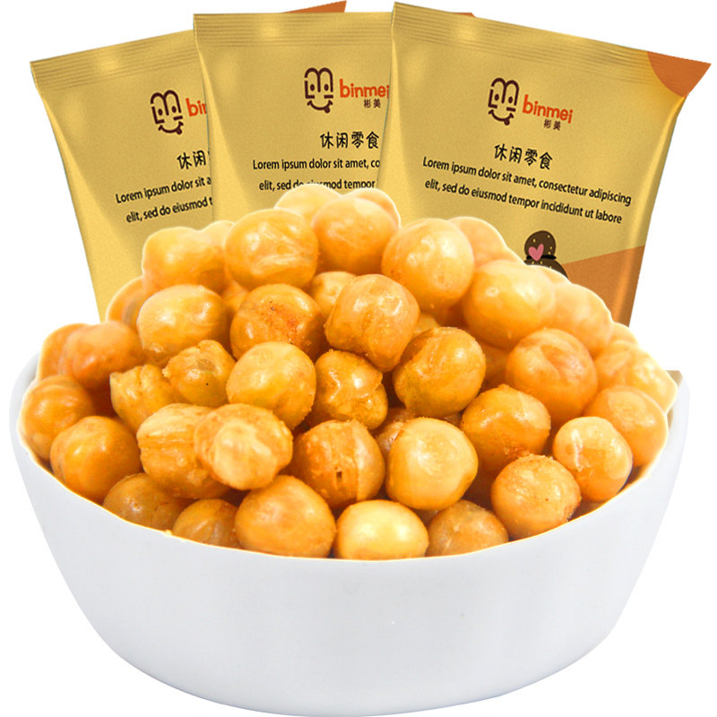 蒜香黄金豆豌豆小包装炒货散装多种口味网红零食小吃休闲食品整箱