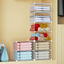 Clothes-containing deities Wardrobe Sloth laminated plate containing box Shirt sweater clothes Pants Finishing Racks Home folding plates