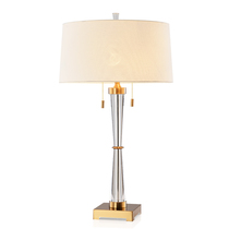 Modern Minimalist Crystal Bedroom Table Lamp Stylish Model Room Villa Living Room Hotel Clubhouse Small Waist Decor Bedside