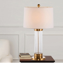 Fashion Light New Products Top-selling Postmodern Living Room Bedroom Fashion Minimalist Designer Prototype House Crystal Table Lamp