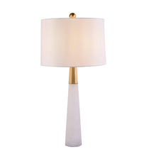 New Chinese style simple cone marble high-end lamp sales exhibition hall Sea View Villa homestay bedside soft decoration lamp