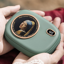 Warm hand treasure Charging treasure Two-in-one self-heating explosion-proof large capacity winter artifact Portable dual-use student portable small mini mobile power supply 2 warm hot hand usb cute 2020 winter
