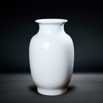 Jingdezhen Ceramics White Winter Melon Bottle Floor Vases Modern Minimalist Home Living Room Dining Room Table Decorations Hem