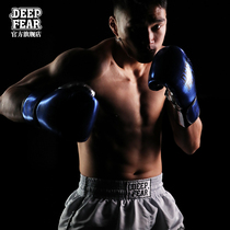 DEEP FEAR STARRY THEME BOXING GLOVES BOXING SANDA GLOVES MUAY THAI FIGHT MATCH TRAINING GLOVES ADULT