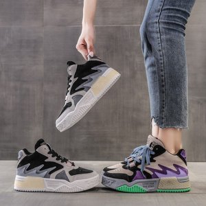 老爹鞋子女2020年新款秋季女鞋爆款百搭休闲运动鞋厚底板鞋ins潮