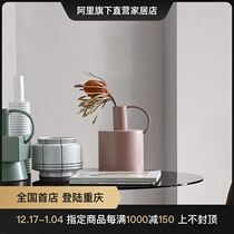 Bottle ceramic vase creative geometric ornaments designer Model Room soft decorations light luxury) BEST WEST