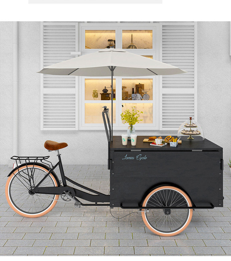 移动三轮餐车摆摊推车流动小吃车多功能收纳车夜市烧烤车路边摊摆