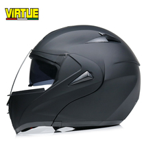 VIRTUE electric motorcycle helmet Electric car male Bluetooth full helmet Female exposed helmet Double helmet four seasons