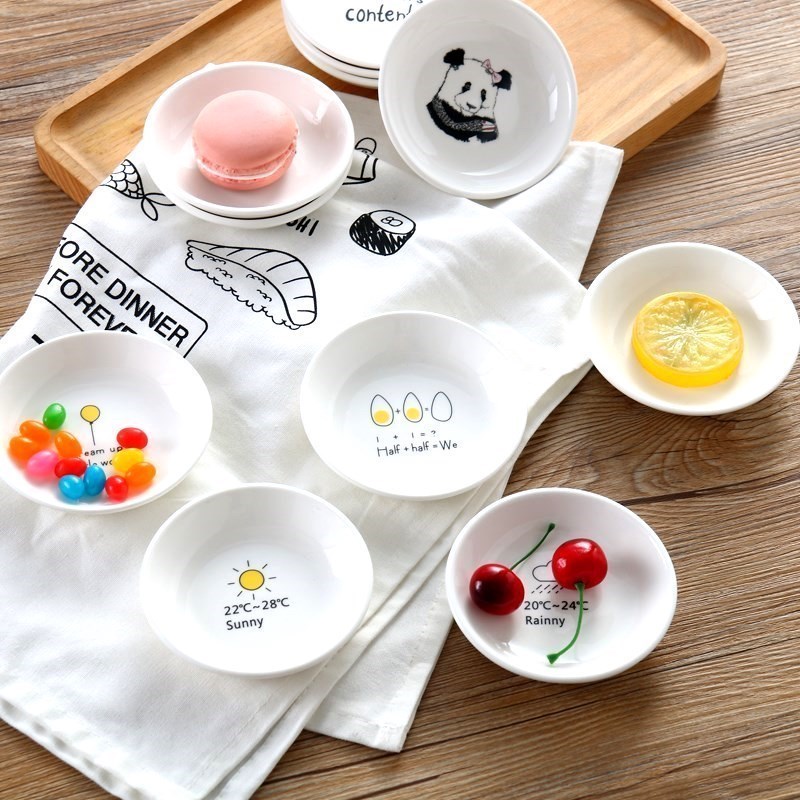 Fruit plates color child with ceramic plate kindergarten snack snacks dab of small snacks