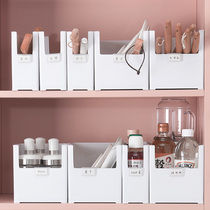 Japanese desktop storage box Kitchen cabinet finishing box Cosmetics partition storage box Shelf classification sundries box
