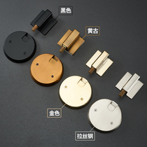 Mechanical windproof door suction suction anti-collision door lock bedroom door stopper invisible gold door bump adjustable without punching