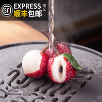 Rock art color Litchi tea Pet boutique tea art can raise tea ceremony ornaments Creative personality tea play tea accessories Gift