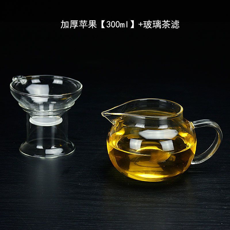 More reasonable heat - resistant glass tea cup kung fu tea set) suit and a cup of tea is tea cups accessories