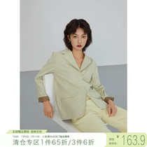 Self-coincidentally small subsuit jacket female Korean version loose 2021 summer dress new chic casual jacket small suit