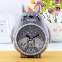 Cute cartoon student with small alarm clock Childrens special bedroom bedside personality lazy person get up creative child clock