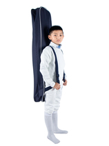 Imported PBT shoulder portable fencing sword bag (black navy blue) equipment and equipment