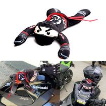 Motorcycle Tank Magnet Toy Paparazzi Locomotive Morbigot Side Box Personality Creative Car Tailbox Pendant Magnet Doll