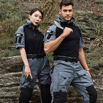 GEN3 Frog Suit Short Sleeve Suit of Men and Women TR Police Lan Black Grey sp2 Deep Tibetan Blue Special Bing Tactical suit NY Battle clothes