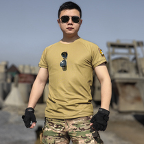 Ruling official military fan round-shirt speed dry tactical T-shirt male and female summer training wear special soldiers clothes American short sleeves