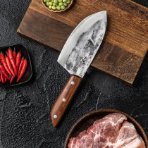 Qiao Zheng handmade forging kitchen knife stainless steel slicing knife kitchen household knife cutting fruit knife cutting knife cutting knife meat cutting knife