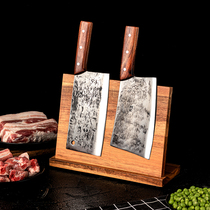 Qiao Zheng kitchen knife household knife set combination hand forged slicing knife cutting double-purpose sharp meat cutting
