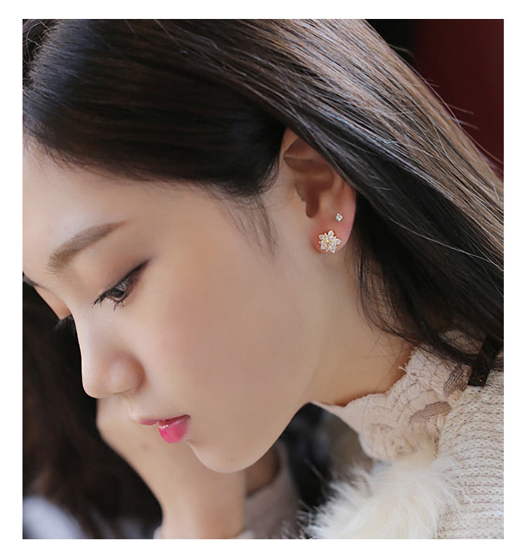 新款睡觉不用摘纯银耳钉女气质简约小巧网红小耳垂适合的短款耳环
