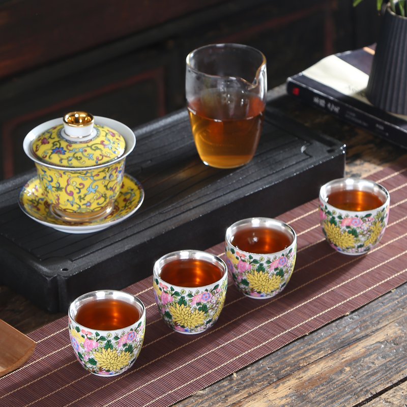 Dehua suet white jade porcelain tea set gift ceramic sample tea cup white ceramic cup master kung fu tea cup