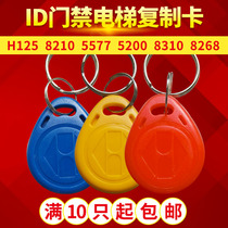 ID copy card keychain HID copy access card 125K250K encryption card repeatedly wipe F8268 8310