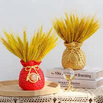 Golden wheat ear living room decoration creative barley dried flower opening shop decoration gift decoration big sale Rice ear shooting