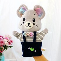 Cartoon animal hand puppet plush toy glove doll finger kindergarten tell stories in person doll puppet puzzle