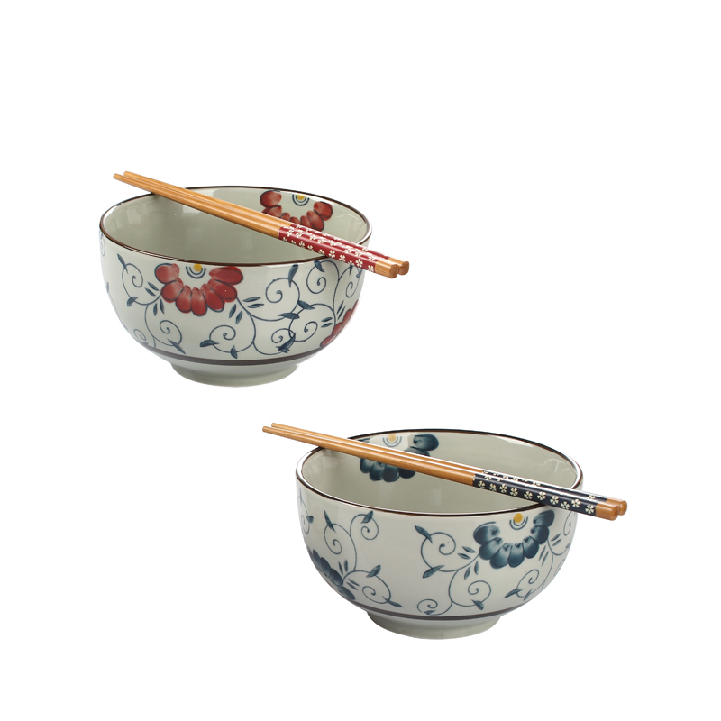 Rainbow such as bowl 6 inches wedding gift porcelain tableware glaze color under the Japanese mercifully Rainbow such as always send 6 inch bowl set to use chopsticks