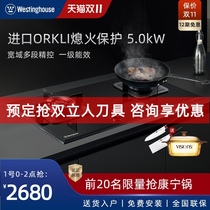 Westinghouse DB03 gas stove double stove household embedded kitchen fire gas stove natural gas fire stove