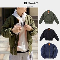 European and American Chaochio Pilot jacket Cotton clothes Mens autumn Winter Air Force cotton clothes jacket lovers Thickened Baseball Uniform