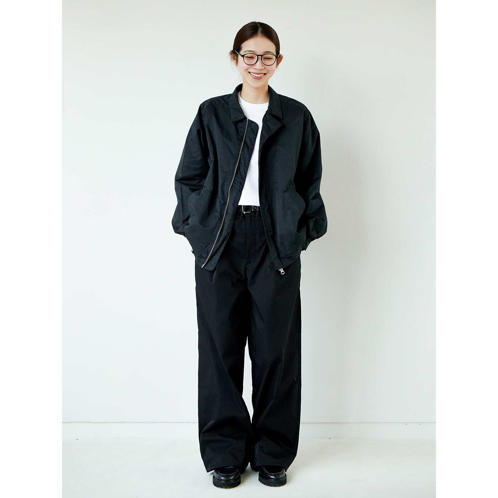 WHIMIN 高密度棉质复古短款夹克外套秋男女同款