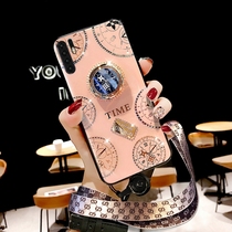 100 million SHuawei p30pro mobile phone shell female section p30 protective sleeve silicone edge full package anti-fall p30pro limited edition creative magnetic suction bracket personality creative fashion shell with hanging rope