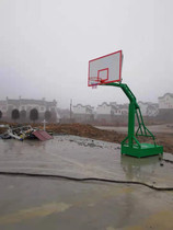 School unit standard adult imitation hydraulic flat box basketball hoop SMC rebounds explosion-proof basketball rack special offer