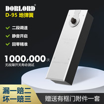 Floor spring glass door 360 degree rotating crown same 95 hotel gate building shopping mall heavy frameless door floor Spring