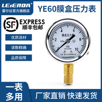 Leierda instrument membrane box pressure gauge YE60 micro pressure gauge kPa meter Natural gas pipeline pressure gauge Gas