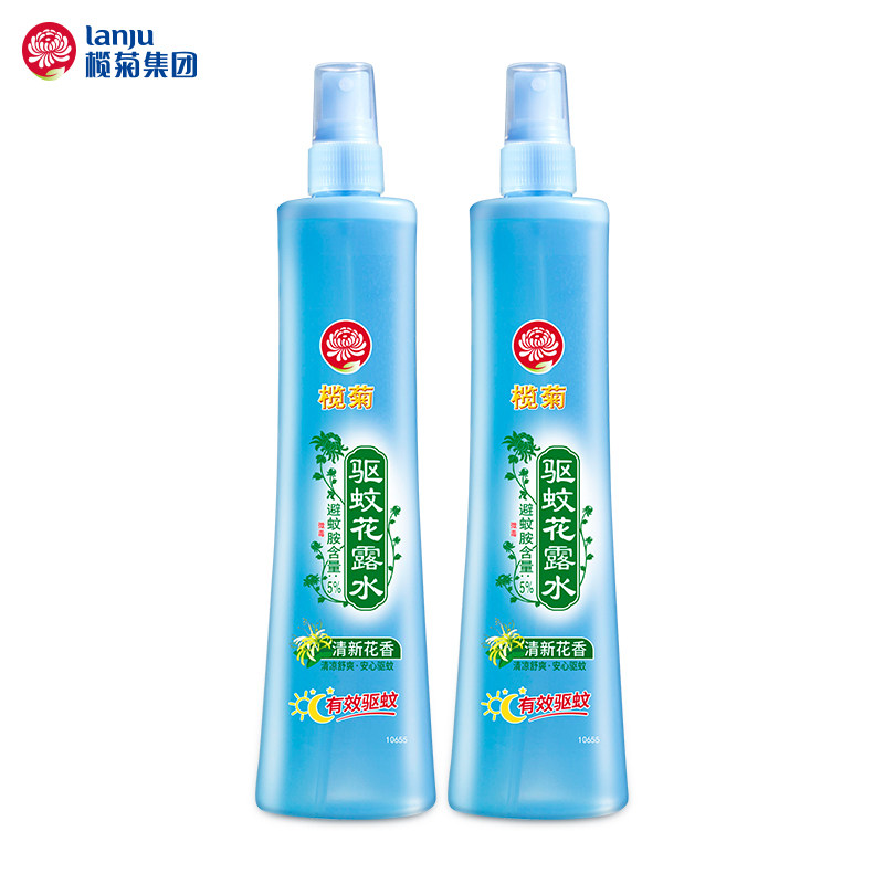 榄菊驱蚊花露水喷雾195ml3瓶