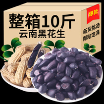 2021 New Yunnan Special Produce Black Peanuts Fried Cooked Black Leather Peanuts Rice Seven Colorful Wild Zone Shell Seed Whole Boxes Wholesale