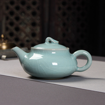 Kongshan Xinyu Teapot Kung Fu Tea Ceramic Pot Household Filter Longquan Celadon Bottle Glass Purple Sand Handmade