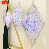 Tianjie Wedding Prop PVC Magic Color Diamond Pendant Pendant Wedding Mall Shop Window Decoration Beauty Chen Photography Background