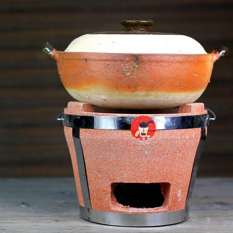 小碳炭炉涮烧.港式边炉打户外炉用砂锅土灶木炭火锅炉子泥炉老式