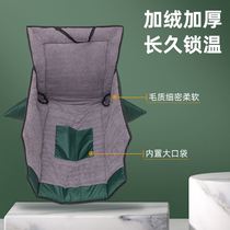 Electric vehicle windshield is winter style plus velvet thickened double-sided waterproof 2022 new battery car windshield to keep warm in winter