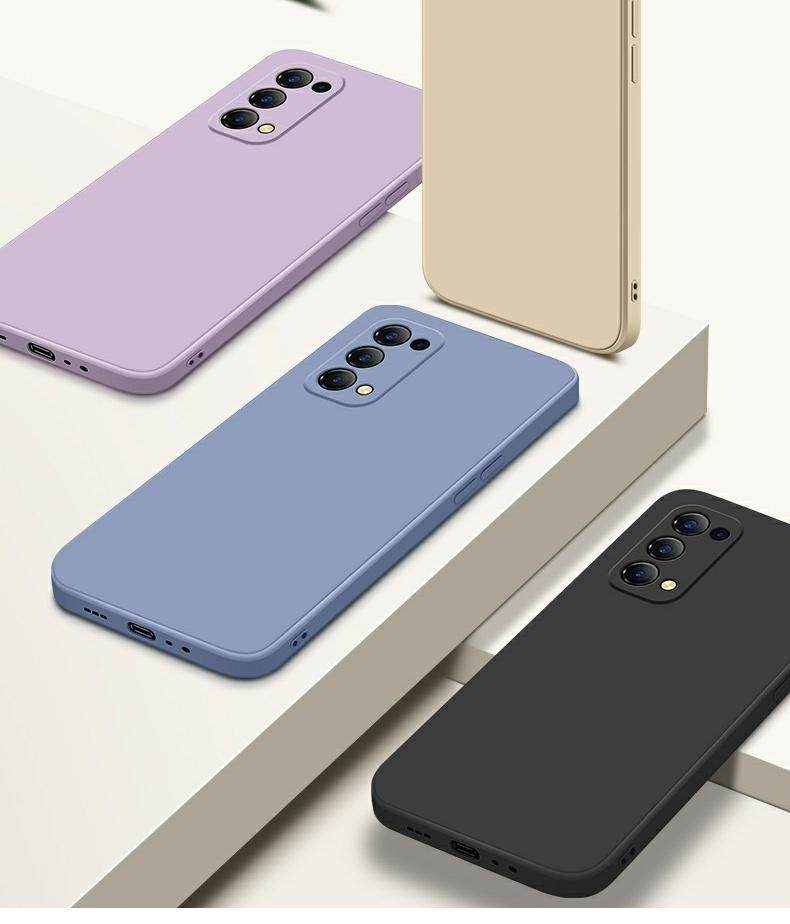 opporeno5pro手机壳reno6por /reno4/7/3/4se/reon5液态硅胶新款oppo