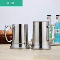 304 stainless steel double-layer beer cup household drop-proof large capacity cup Coffee cup Cocktail cup Mug