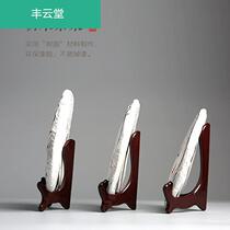 Solid wood tea cake stand custom Puer tea cake 357g display bracket Fuding White Tea seven children cake wooden shelf ornaments