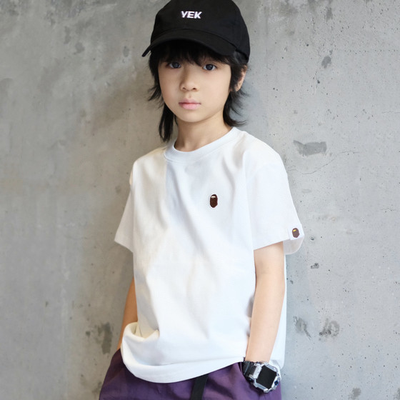 Fashionable and cool boys' summer short-sleeved T-shirt for medium and large children's summer basic style versatile loose solid color pure cotton round neck T-shirt
Fashionable and cool boys' summer short-sleeved T-shirt for medium and large children's summer basic style versatile loose solid color pure cotton round neck T-shirt