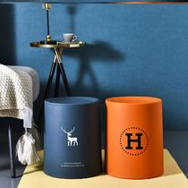 Desktop style home with cover toilet light and luxurious bedroom garbage can toilet containing cylinder basket for home outdoor